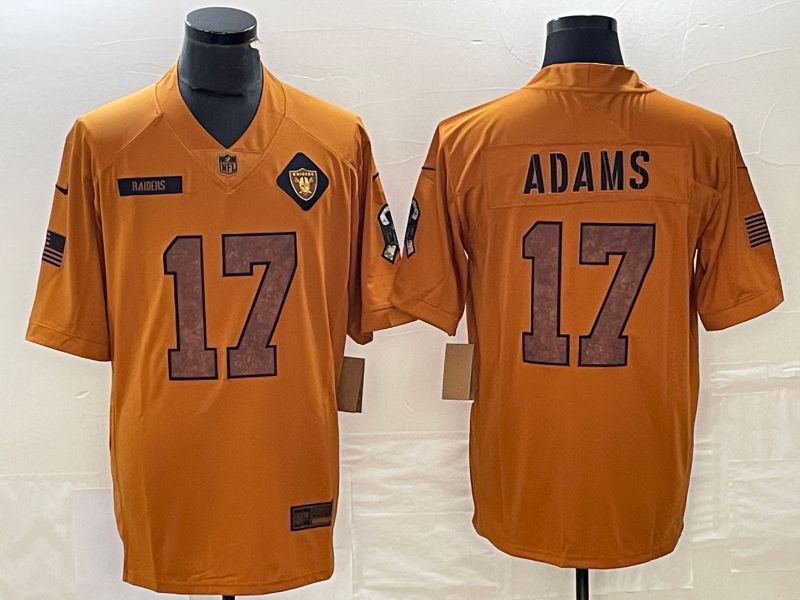 Men Oakland Raiders #17 Adams brown Nike 2023 Salute To Service Limited NFL Jersey->oakland raiders->NFL Jersey